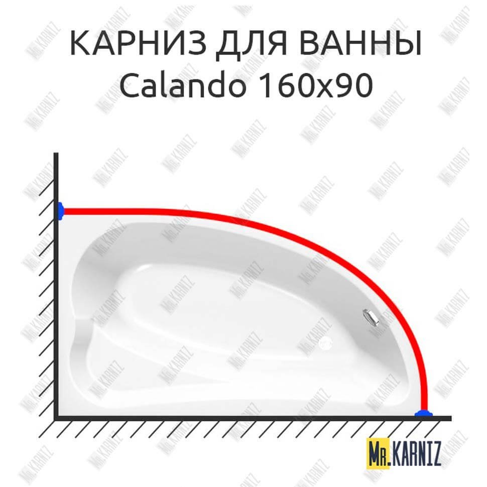 Карниз для ванны Kolpa-San Calando 160х90 Усиленный 20 мм MrKARNIZ Карниз для ванны Kolpa-San Calando 160х90 Усиленный 20 мм MrKARNIZ