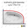 Карниз для ванны Riho Lyra 170х110 Усиленный 20 мм MrKARNIZ фото 1