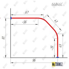 66846C Карниз по чертежу